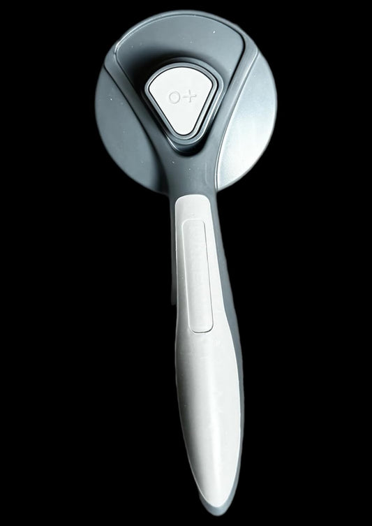 De-shedding dog brush. Top view